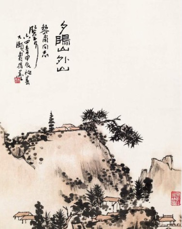 齐白石黄宾虹和潘天寿的山水画的历史线索研究（图）