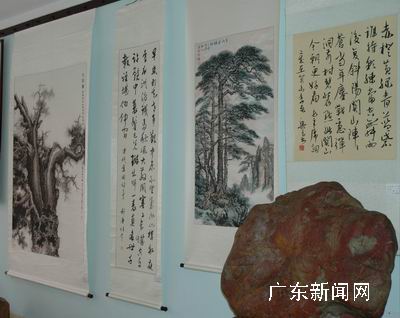 粤黄埔阳江两地书画联展在阳江举办